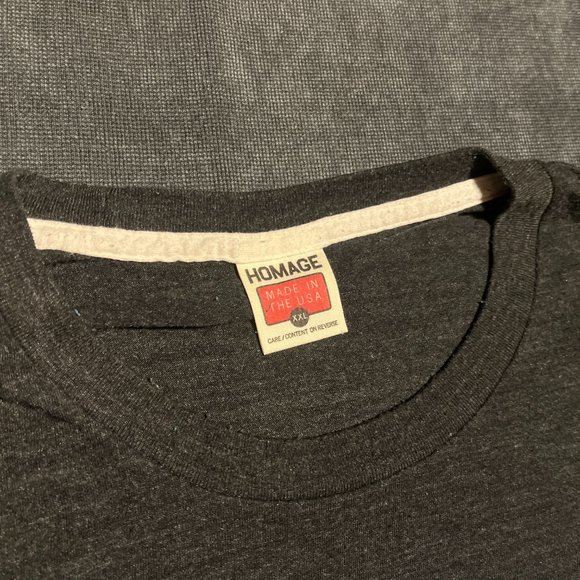 Homage San Antonio Spurs Soft Charcoal T XXL (fits M) - Picture 2 of 5